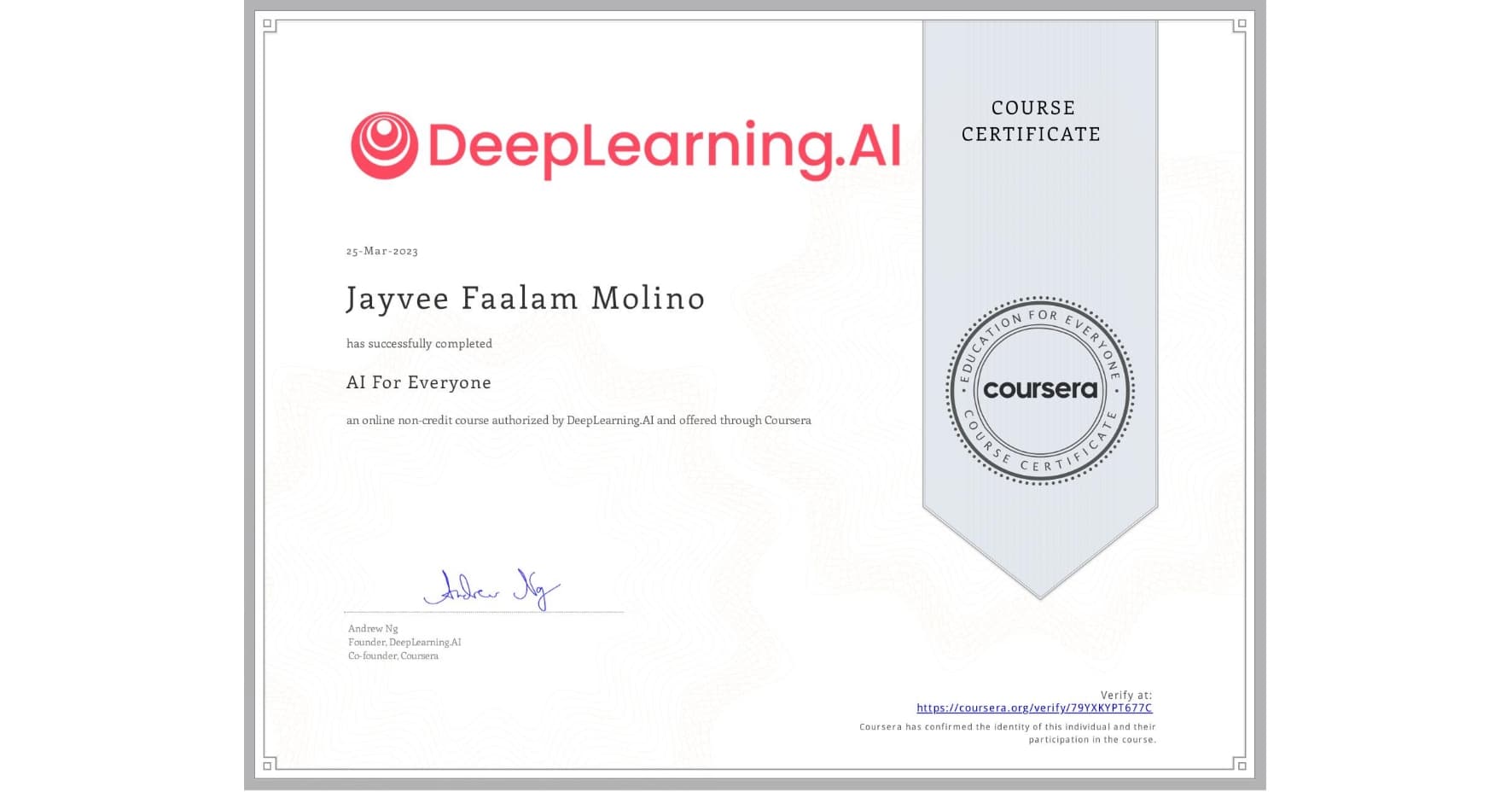 AI For Everyone