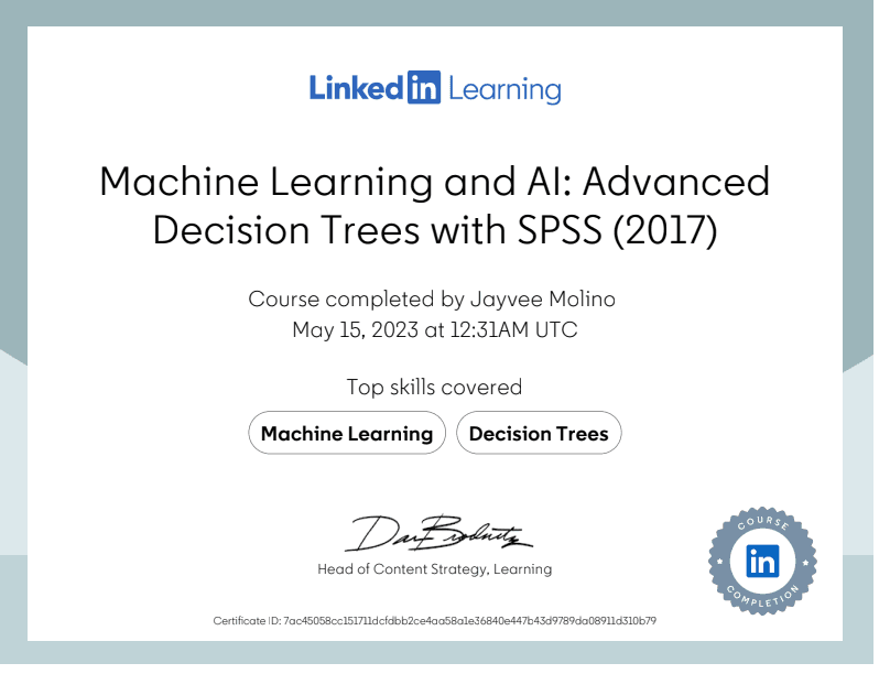 Machine Learning and AI: Advanced Decision Trees with SPSS
