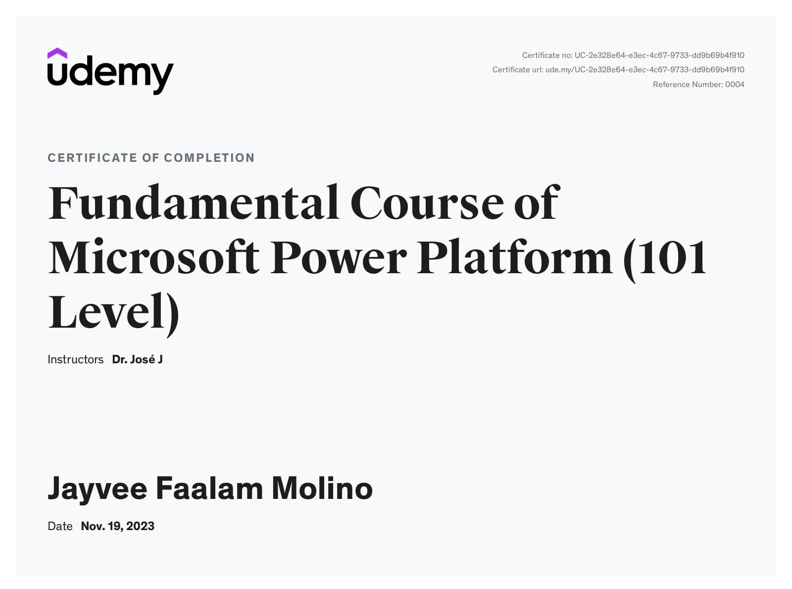 Fundamental Course of Microsoft Power Platform (101)