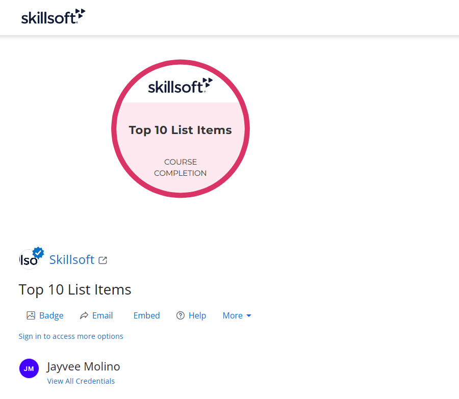 Top 10 List Items
