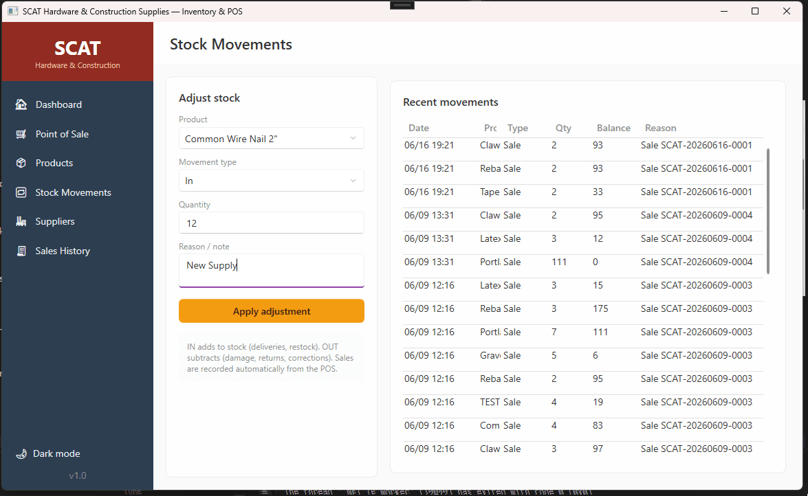 Local Hardware Inventory System screenshot 5